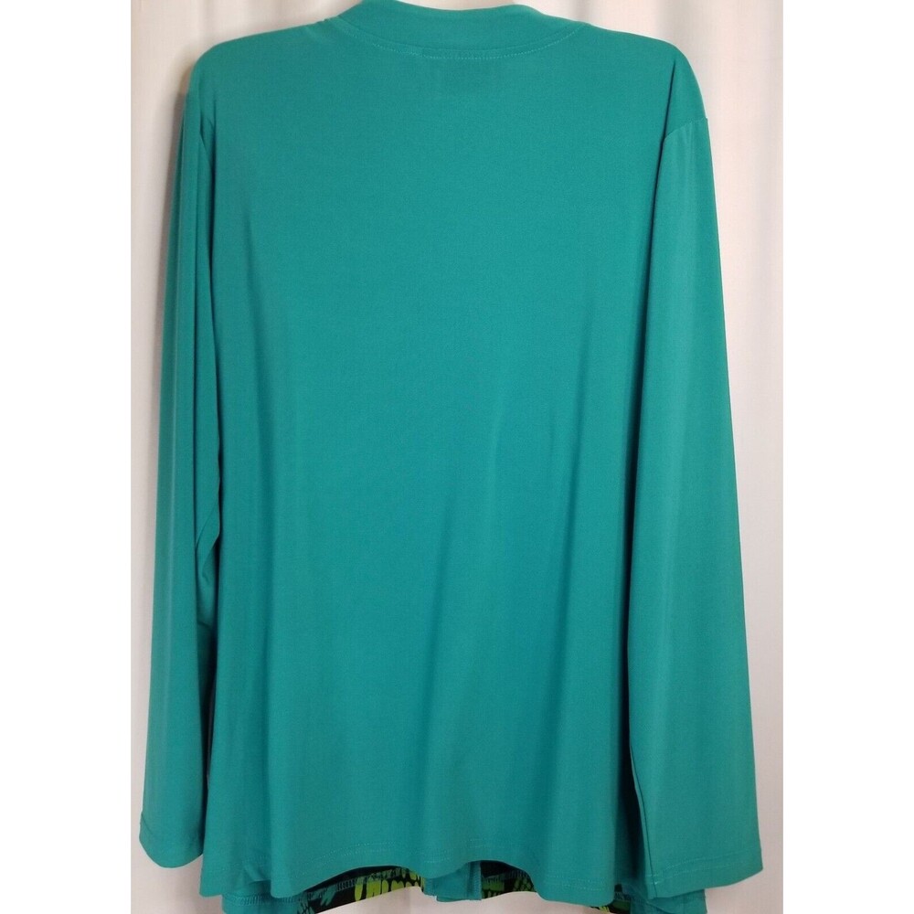 Bob Mackie Women's Cardigan Wearable Art Liquid Knit Long Sleeve Size Large - Picture 3 of 5